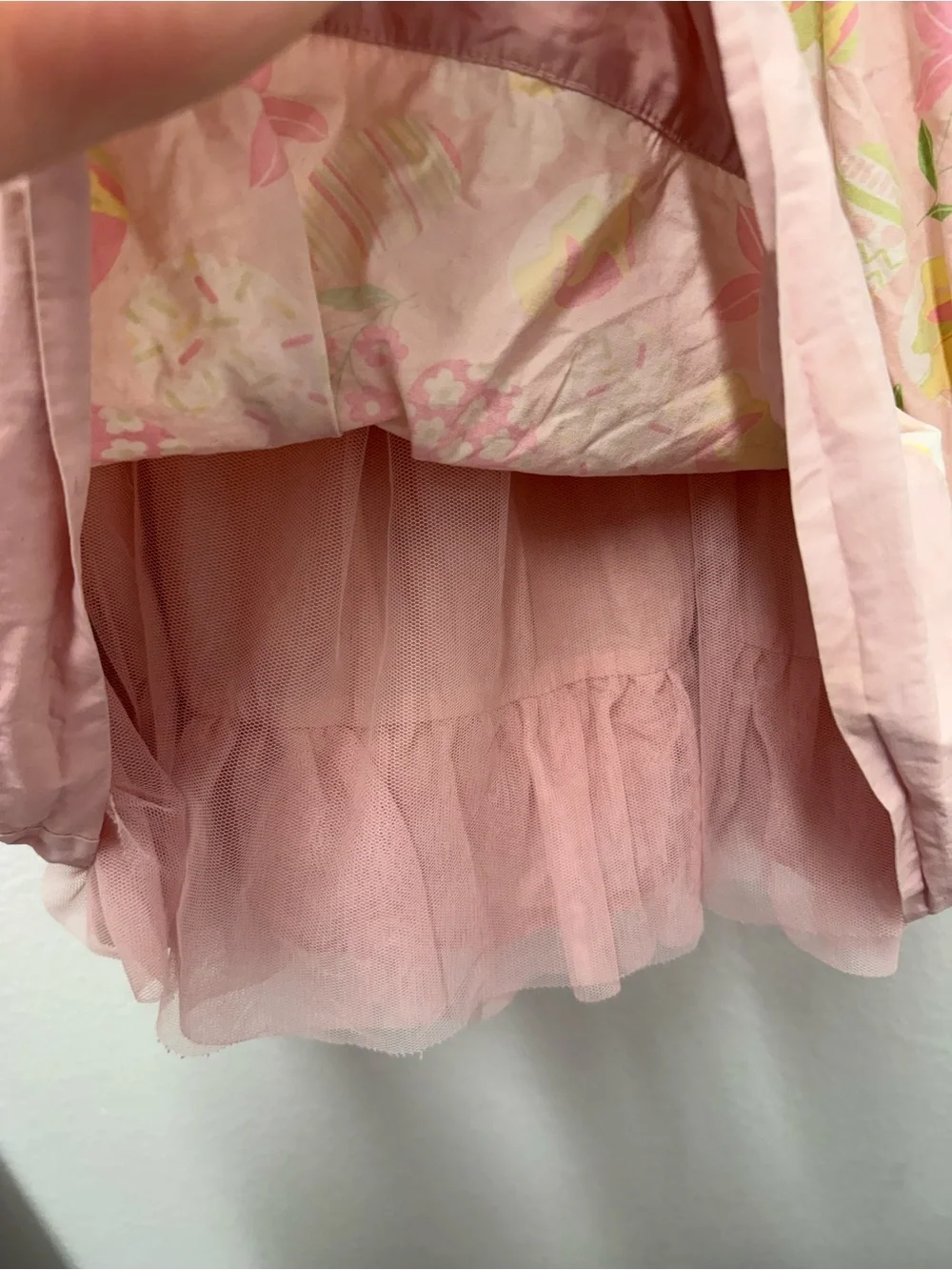 Gymboree Pink Floral Bow-Front Casual Sundress